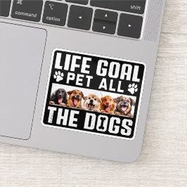 Pegatina Mascota De Gol De Vida Todos Los Perros Divertido