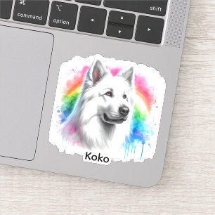 Pegatina Mascotas de perros fotográficos personalizados