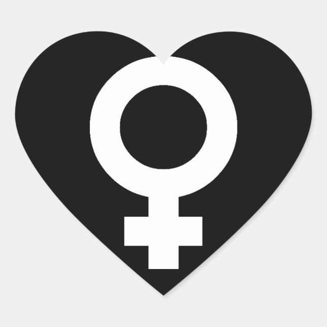 Pegatina masculino de amor (Anverso)