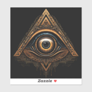 Pegatina Masonic All Seview Eye