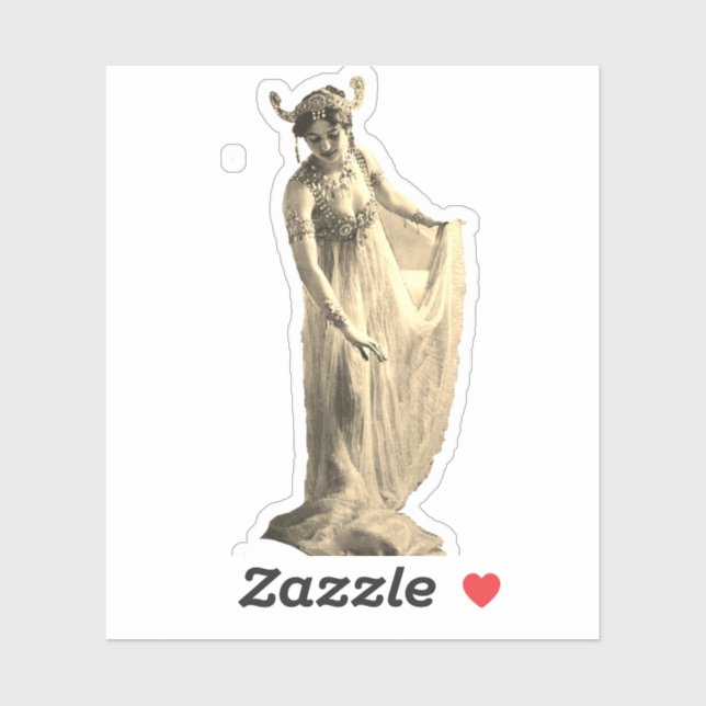 Pegatina Mata Hari  Aufkleber (Hoja)