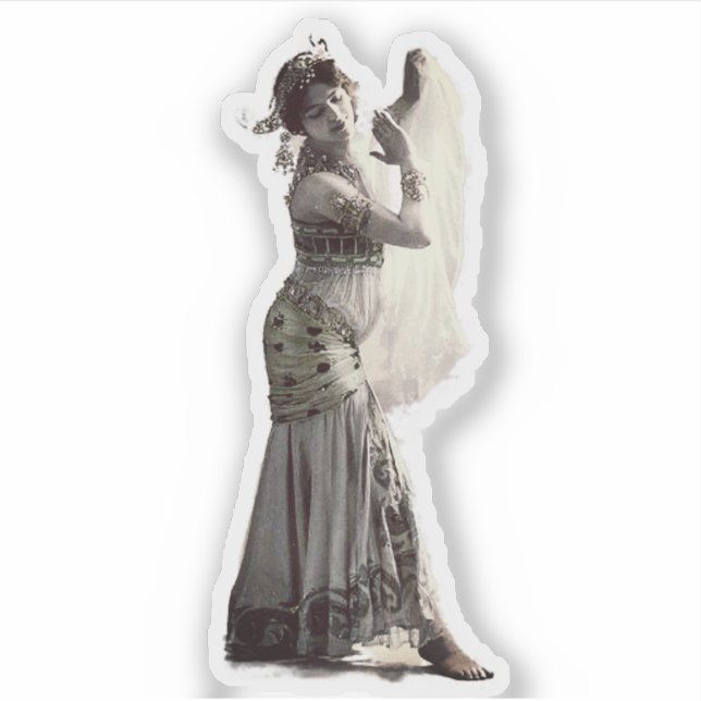 Pegatina Mata Hari  Aufkleber (Anverso)