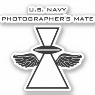 Pegatina Mate Vinyl, fotógrafo de la Marina de Est