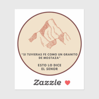 Pegatina Mateo 17:20