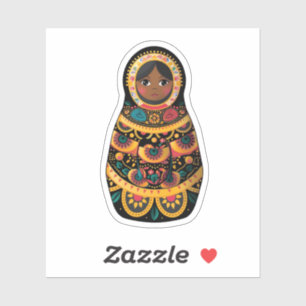 Pegatina Matryoshka Doll