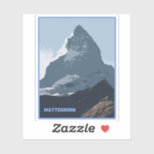 Pegatina Matterhorn Mountain Design, Suiza