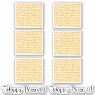 Pegatina Matzo Passover Afikoman Personalizado-Cortar Vinyl