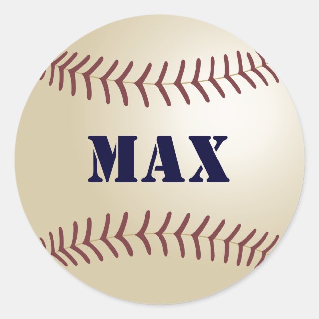 Pegatina máximo de béisbol / Sello (Anverso)