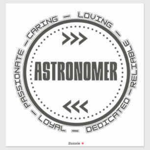 Pegatina Mayor astrónomo