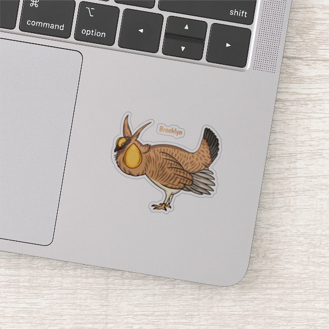 Pegatina Mayor ilustracion de personalizado de pollo de pra (Detalle)