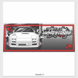 Pegatina Mazda RX-7 FC Wangan Midnight