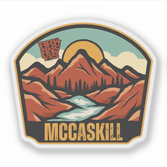 Pegatina McCaskill, Arkansas  (Anverso)