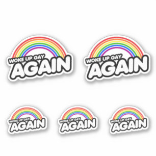 Pegatina Me desperté gay de nuevo