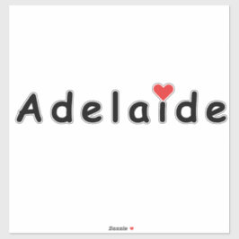 Pegatina Me encanta Adelaide