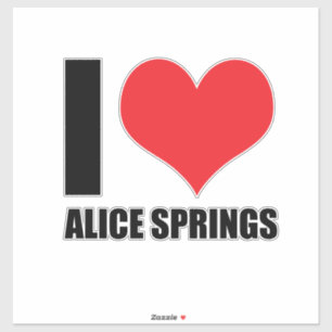 Pegatina Me encanta Alice Springs