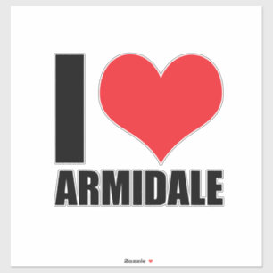 Pegatina Me encanta Armidale