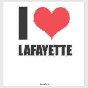 Pegatina Me encanta Lafayette