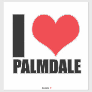 Pegatina Me encanta Palmdale