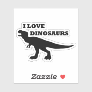 Pegatina ¡Me Encantan Los Dinosaurios!