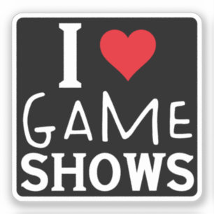 Pegatina Me Encantan Los Espectáculos De Juego, Divertidos 