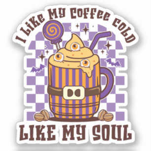 Pegatina Me Gusta Mi Café Frío