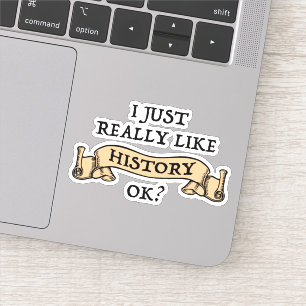 Pegatina Me Gusta Realmente La Historia. Divertido error de