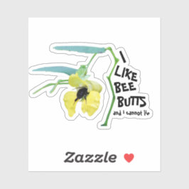 Pegatina Me gustan las Bee Butts y no puedo mentir