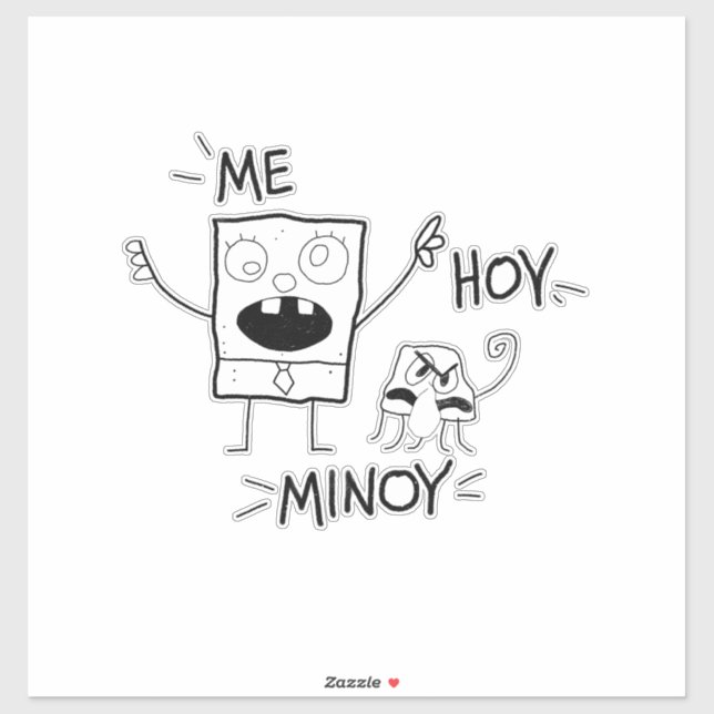 Pegatina Me Hoy Minoy Doodle (Hoja)
