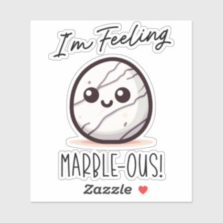 Pegatina Me siento marble-oso - Personalizado de polos de g