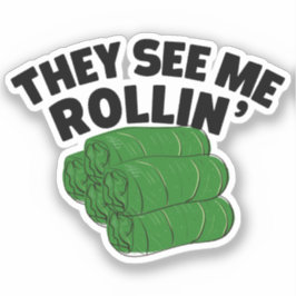 Pegatina Me Ven Rollin, Comida Árabe Mediterránea