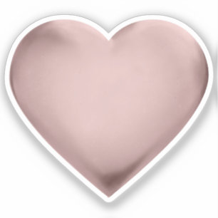 Pegatina Medalla de Excelencia de Corazón de Oro Rosa 3D