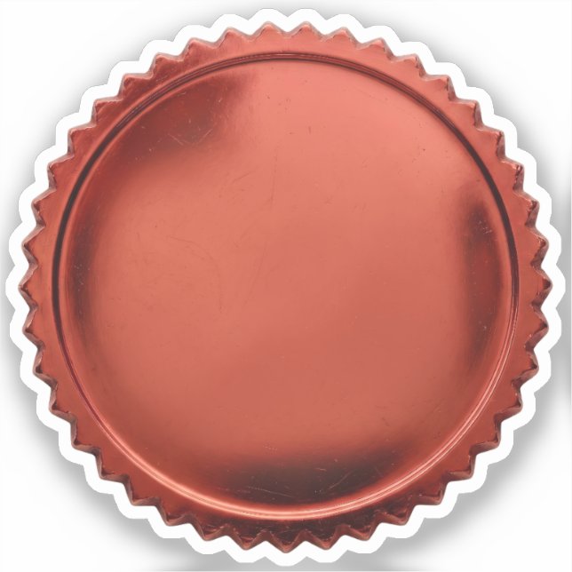 Pegatina Medalla de Excelencia Estrella Explosiva de Hojas  (Anverso)