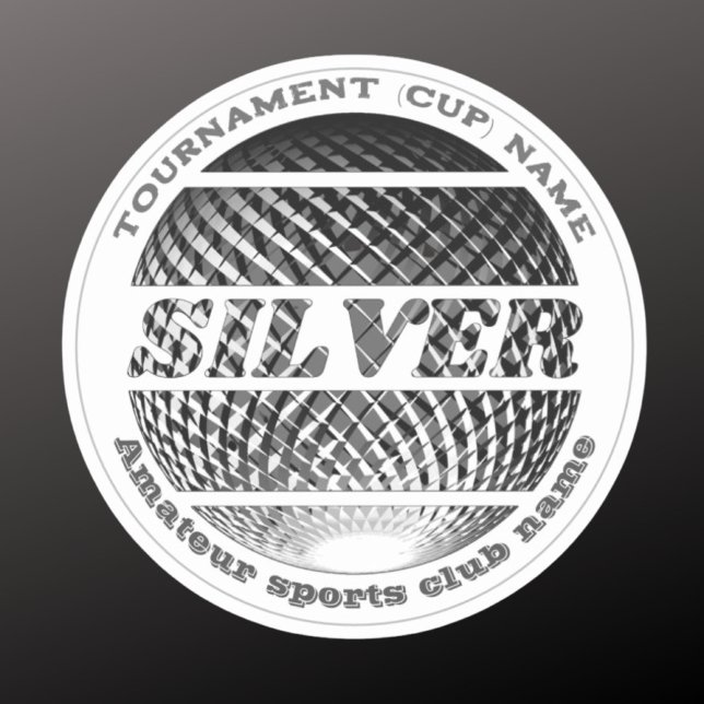 Pegatina Medalla de plata ganadora del 2º puesto  (Subido por el creador)