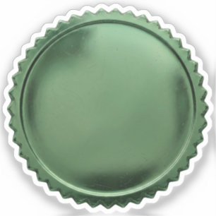 Pegatina Medalla de premio de estallido de estrella de hoja