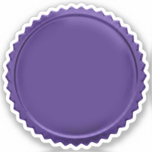 Pegatina Medalla de premio de estrella en relieve de sello