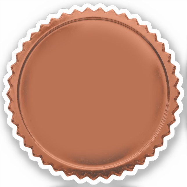 Pegatina Medalla de Premio Estrella Explosiva de Hoja de Na (Anverso)