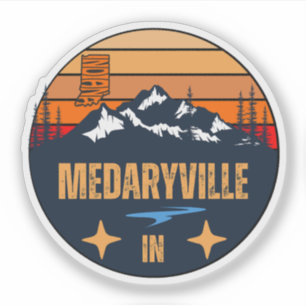 Pegatina Medaryville, Indiana