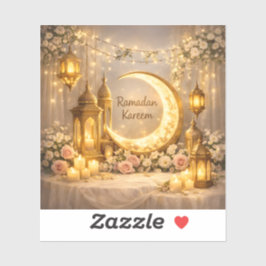 Pegatina Medialuna de Luz y Paz – Creciente de Ramadán