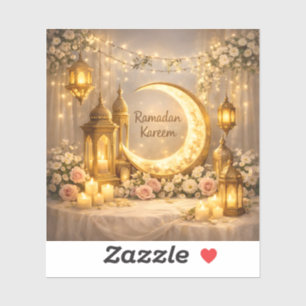 Pegatina Medialuna de Luz y Paz – Creciente de Ramadán