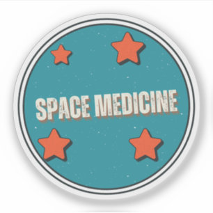 Pegatina Medicina espacial