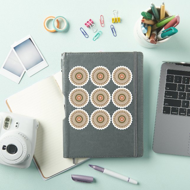 Pegatina Medio Mandala 2 (Funda para iPad)