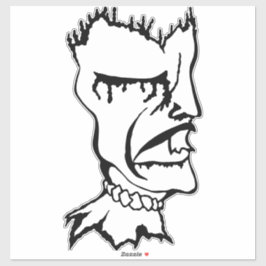 Pegatina Medusa 2MMHeads libro de horror 2025