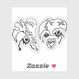 Pegatina Medusa 3MMHeads DoubleHeaded 2025 Horror Awaynowe