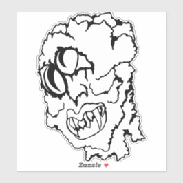 Pegatina Medusa 3MMHeads libro de terror 2025