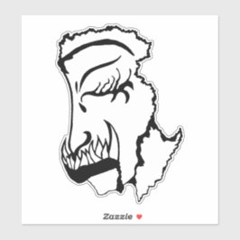 Pegatina Medusa 6MMHeads libro de horror 2025