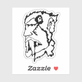 Pegatina Medusa 7MMHeads Diecut 2025 Horror Demon Awaynowe