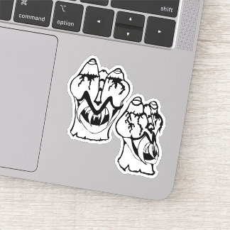 Pegatina Medusa awaynowe Horror 12MMHeads DoubleHeaded 2025