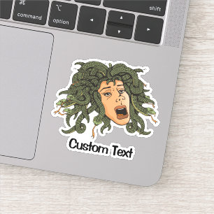 Pegatina Medusa Head