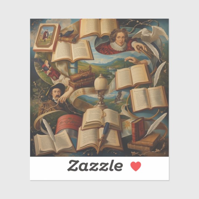 Pegatina meets colourful artistic imagination (Hoja)