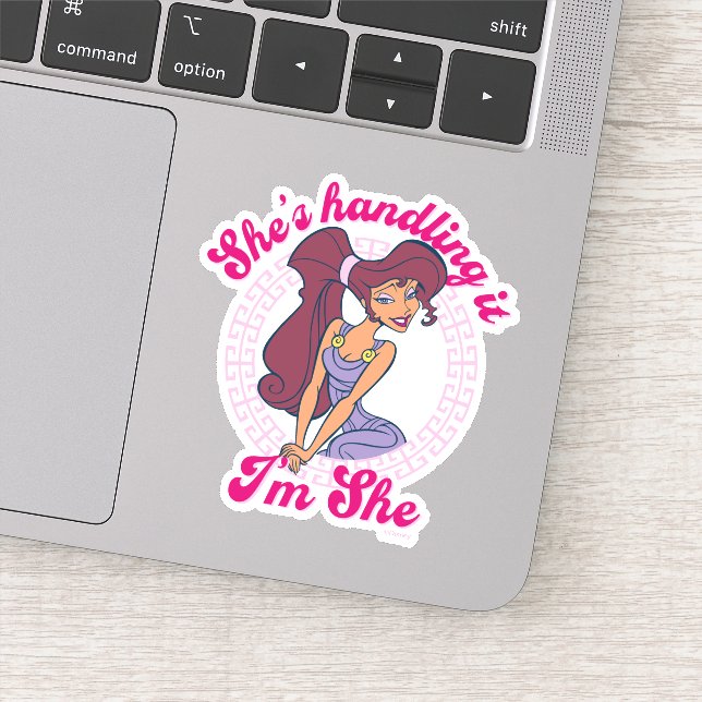Pegatina Megara - She's Handling It, I'm She Sticker (Detalle)